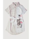 Little Girls Sweet Fruit Graphic Print Top and Skort