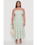Plus Size Trendy Toggle Drawstring High Waisted Utility Skirt