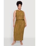 Plus Size Trendy Toggle Drawstring High Waisted Utility Skirt