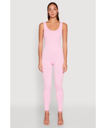 Ribbed Knit Catsuit