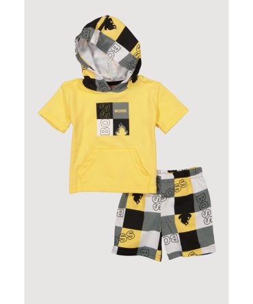 Baby Boys 12-24M Boss Graphic Sweatshirt and Shorts