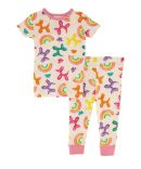 Baby Girls 12-24M Lurex Striped Shirt and Cargo Shorts