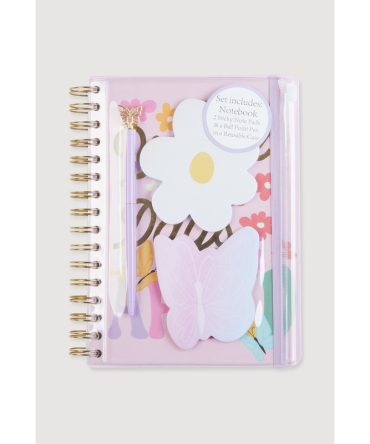 Bright Days Are Ahead Spiral Notebook with Accessories