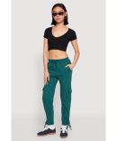 High Waisted Drawstring Joggers