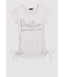 Girls 3D Rhinestone Queen Graphic Top