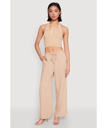 Linen Palazzo Pants
