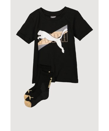 Toddler Boys Puma T Shirt and Socks