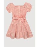 Girls Seamless Ribbed Knit Tee and Bike Shorts 2 Piece Set