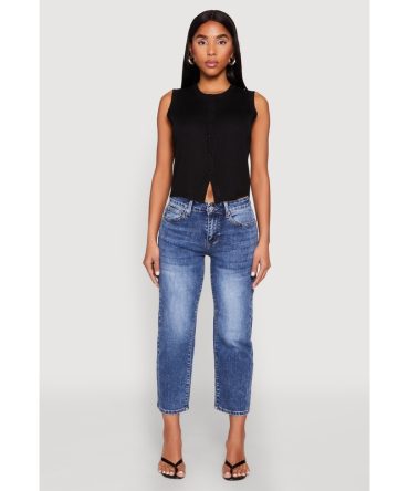 WAX Straight Leg Capri Jeans