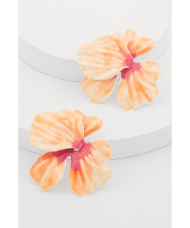 Flower Statement Stud Earrings