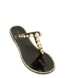 Cut Out Band Open Toe Slide Sandals