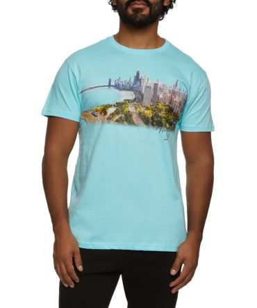 Mens Skyline Graphic Tee