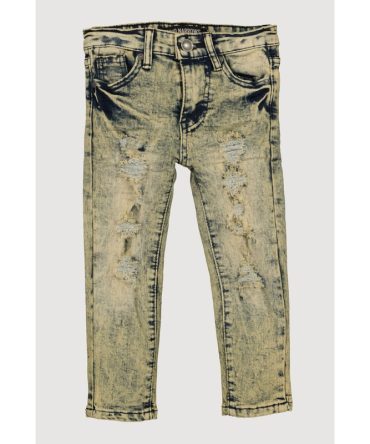Toddler Boys Mineral Wash Distressed Jeans