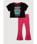Plus Size Bow Detail Wide Leg Sweatpants