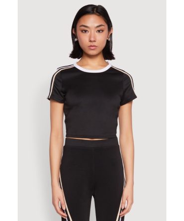 Varsity Stripe Crop Top