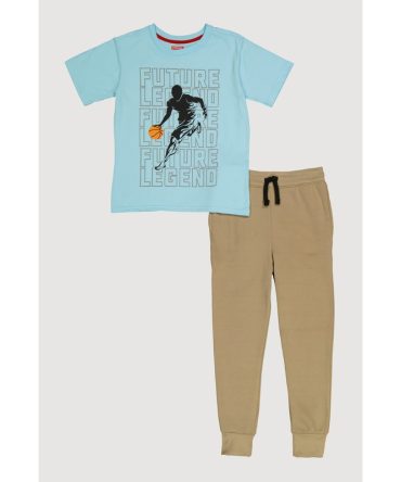 Boys Future Legend Graphic Tee and Joggers