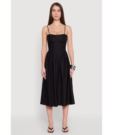 Hyperstretch Bustier Midi Dress