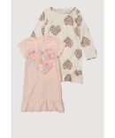 Toddler Girls Smocked Striped Top and Cargo Joggers