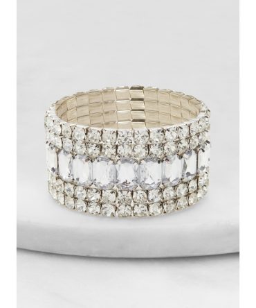 Assorted Rhinestone Stretch Bracelets