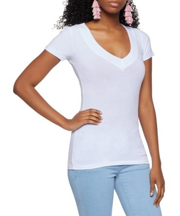 Basic V Neck Tee
