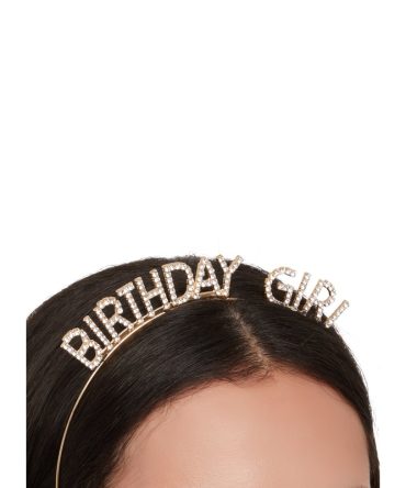 Birthday Girl Rhinestone Headband