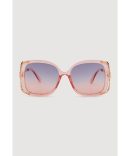Ombre Geometric Lens Sunglasses