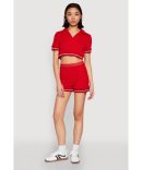 Girls Teddy Bear Graphic Denim Skirt