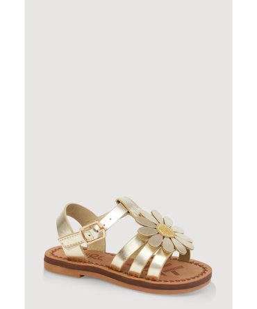 Toddler Girls Flower Band Buckle Strap Sandals