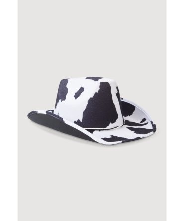 Western Cow Print Cowboy Hat