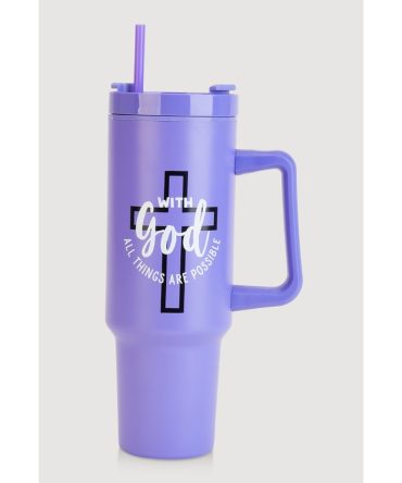 With God Graphic Tumbler