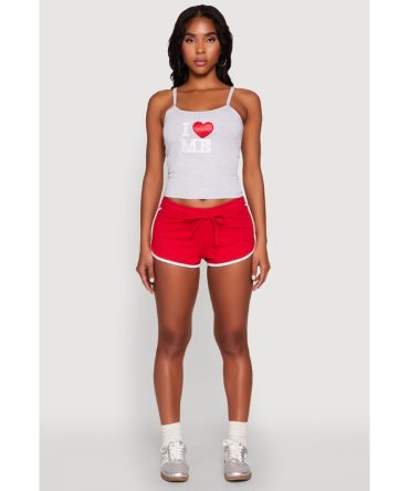 Almost Famous Contrast Trim Dolphin Shorts