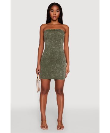 Daisy Mineral Wash Mini Tube Dress