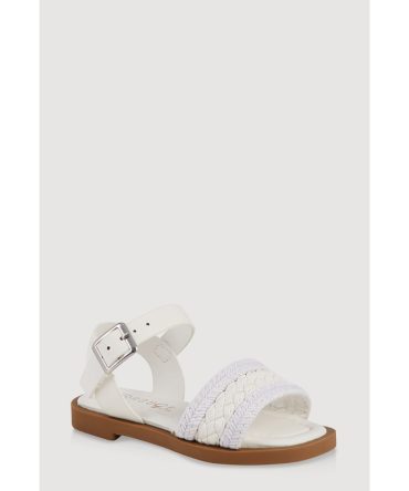 Toddler Girls Braided Band Buckle Strap Sandals