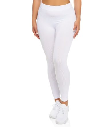 Waffle Knit High Waisted Leggings