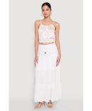 High Waisted Contrast Trim Pants
