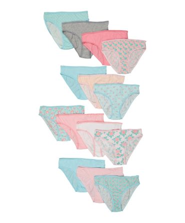 Girls Patterned Panties 14 Pack
