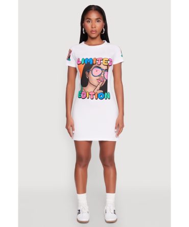 Limited Edition Graphic T Shirt Dress