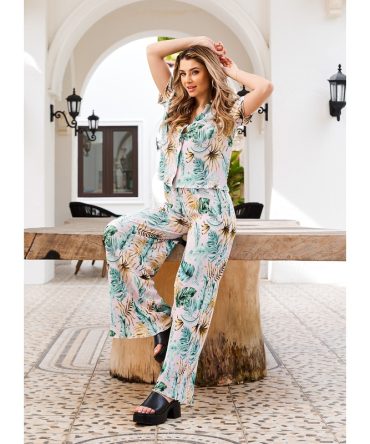 Printed Palazzo Pants