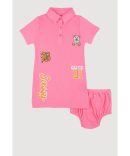 Baby Girls 12-24M Smocked Peasant Top and Shorts