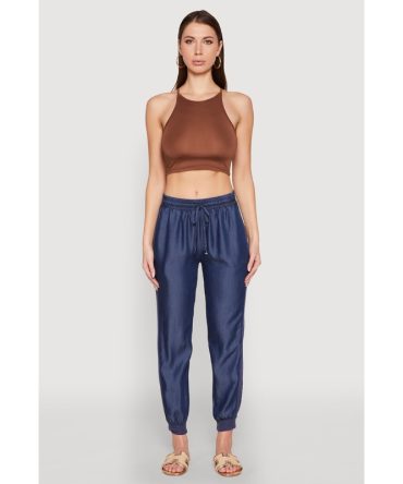 Chambray Joggers