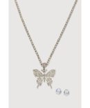 Cubic Zirconia Heart Anklet Trio with Toe Ring