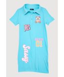 Girls Striped Smocked Tiered Dress