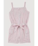 Girls Striped Love Butterfly Graphic Shirt Dress