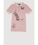 Little Girls Ruffle Smocked Top and Striped Pants