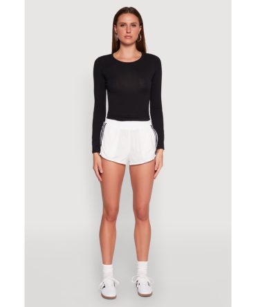 Side Stripe Running Shorts