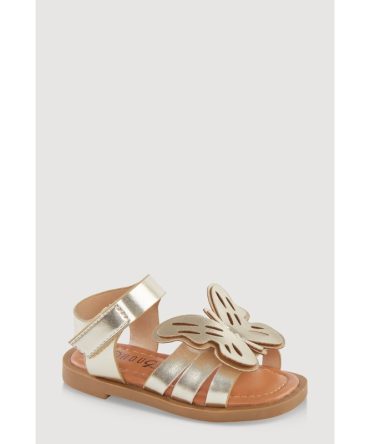 Toddler Girls Butterfly Velcro Strap Sandals