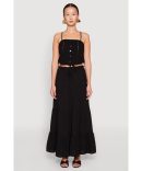 Almost Famous Pinstripe Pleated Mini Skirt