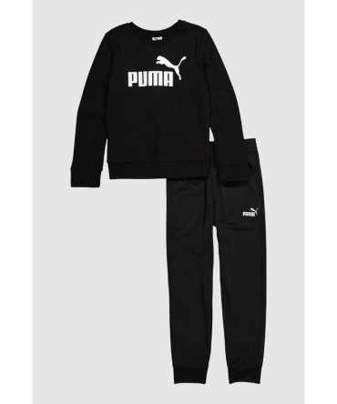 Boys Puma Logo Sweatshirt and Joggers