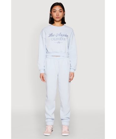 Fold Over Waistband Joggers