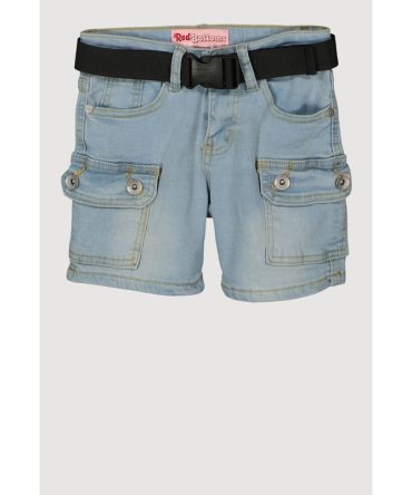 Girls Belted Bermuda Cargo Shorts